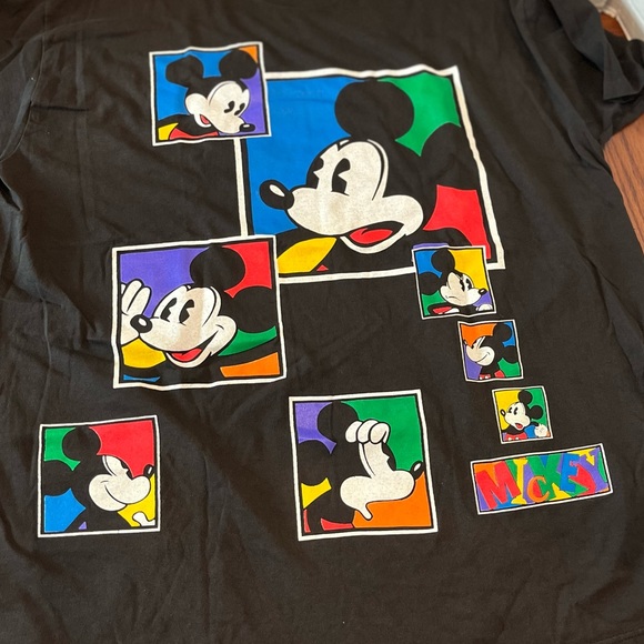 Vintage Mickey Mouse Jacques Moret T Shirt 100% Cotton One size Fits All - Picture 1 of 15